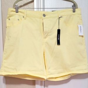 ROZ & ALI YELLOW SHORTS